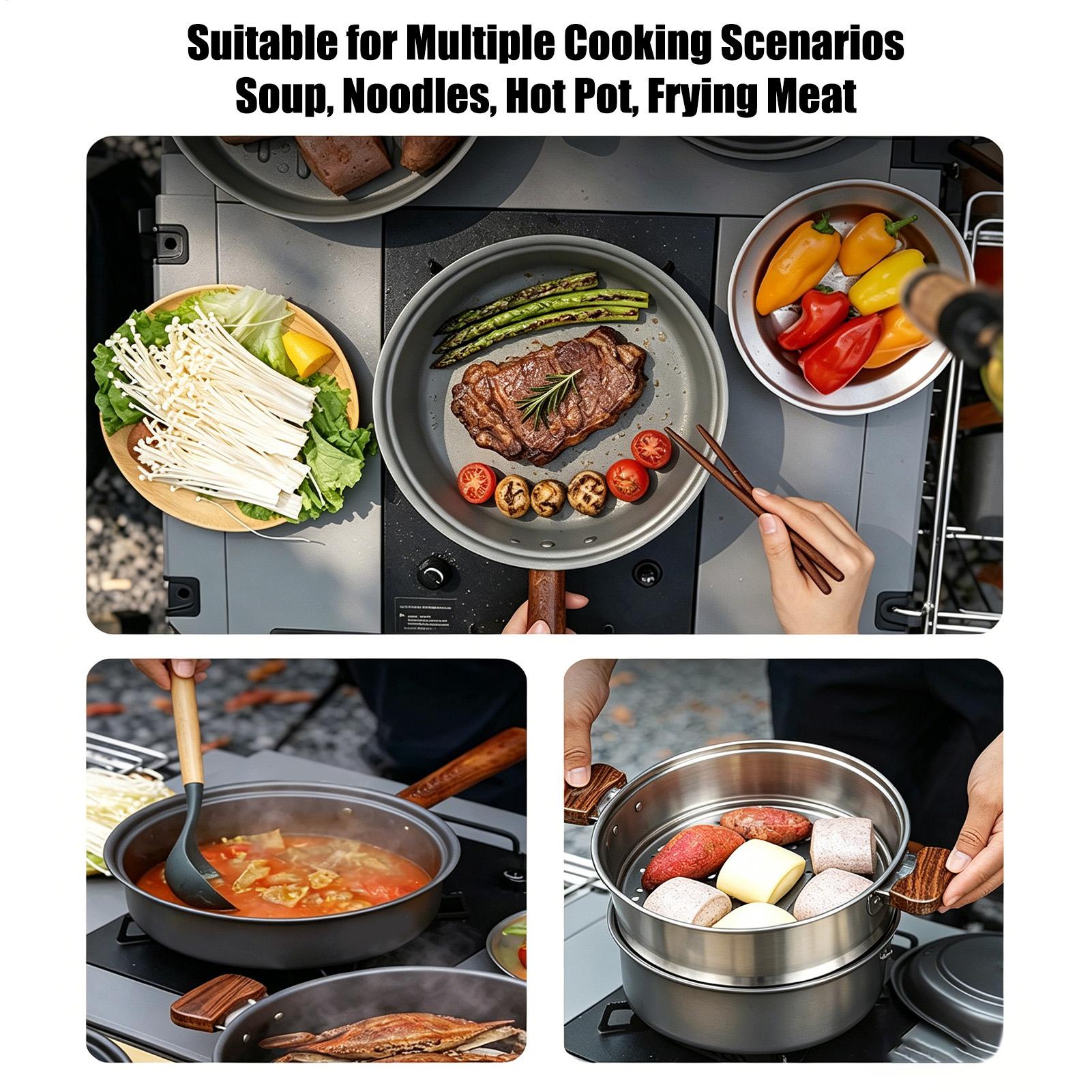 Kamp Tenceresi Taşınabilir Büy - Camping Cooking Pot Large incelemesi ve fiyatı