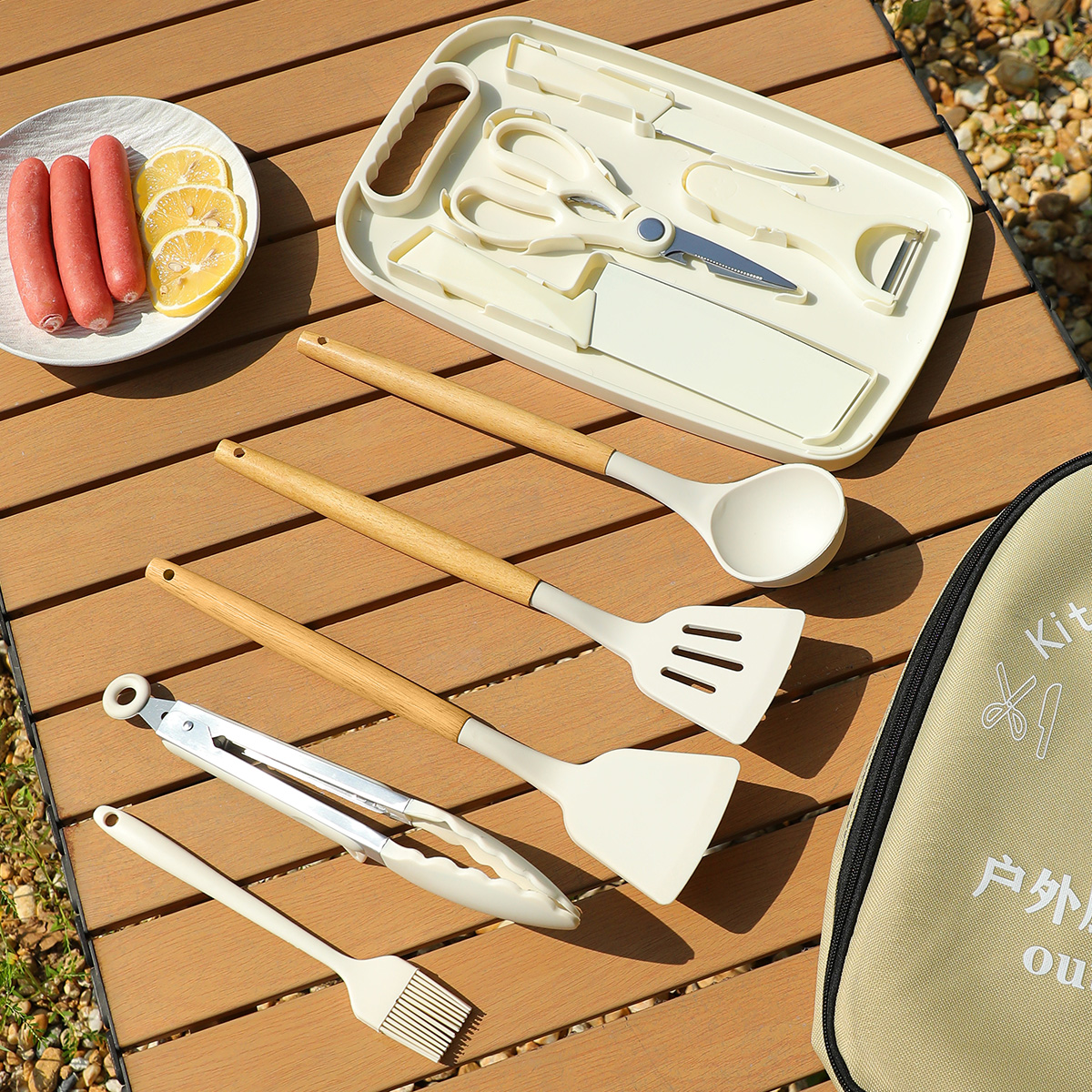 Taşınabilir Açık Hava Piknik S - Camping Cooking Set Non Stick incelemesi ve fiyatı