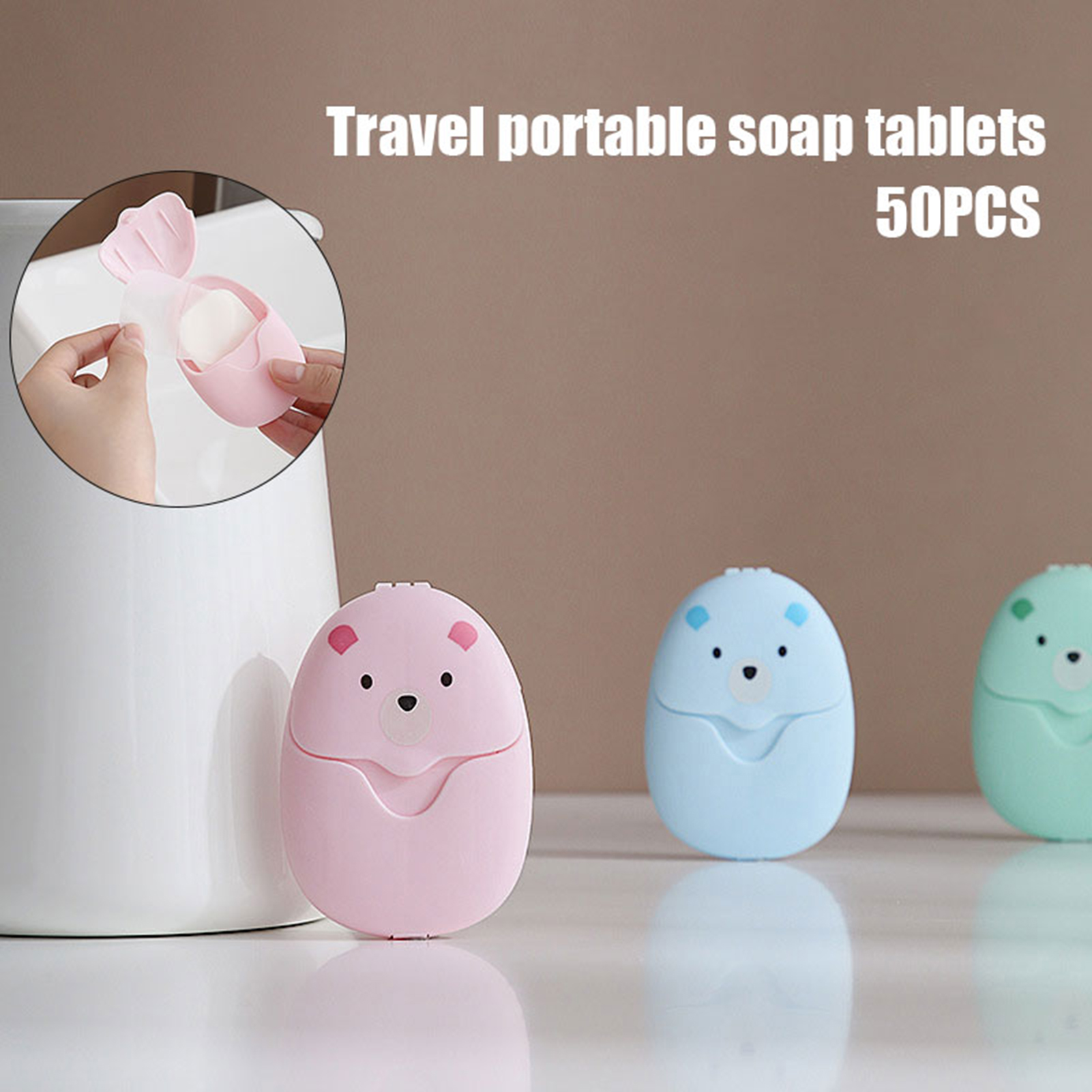 Taşınabilir 50 adet sabun tabl - Biodegradable Soap Camp incelemesi ve fiyatı