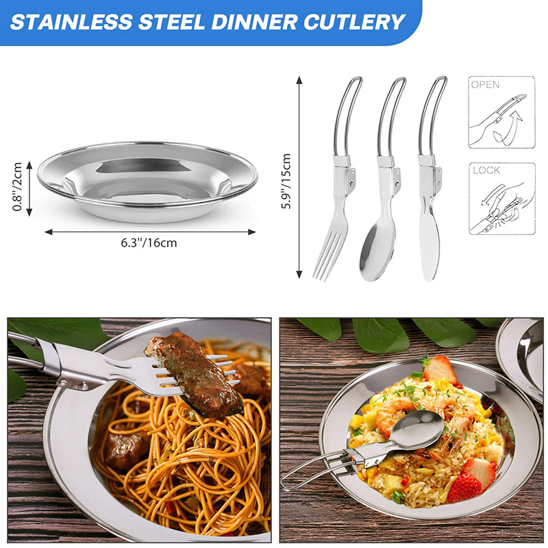 1 takım açık hava tencere tava - Camping Cooking Set Non Stick incelemesi ve fiyatı