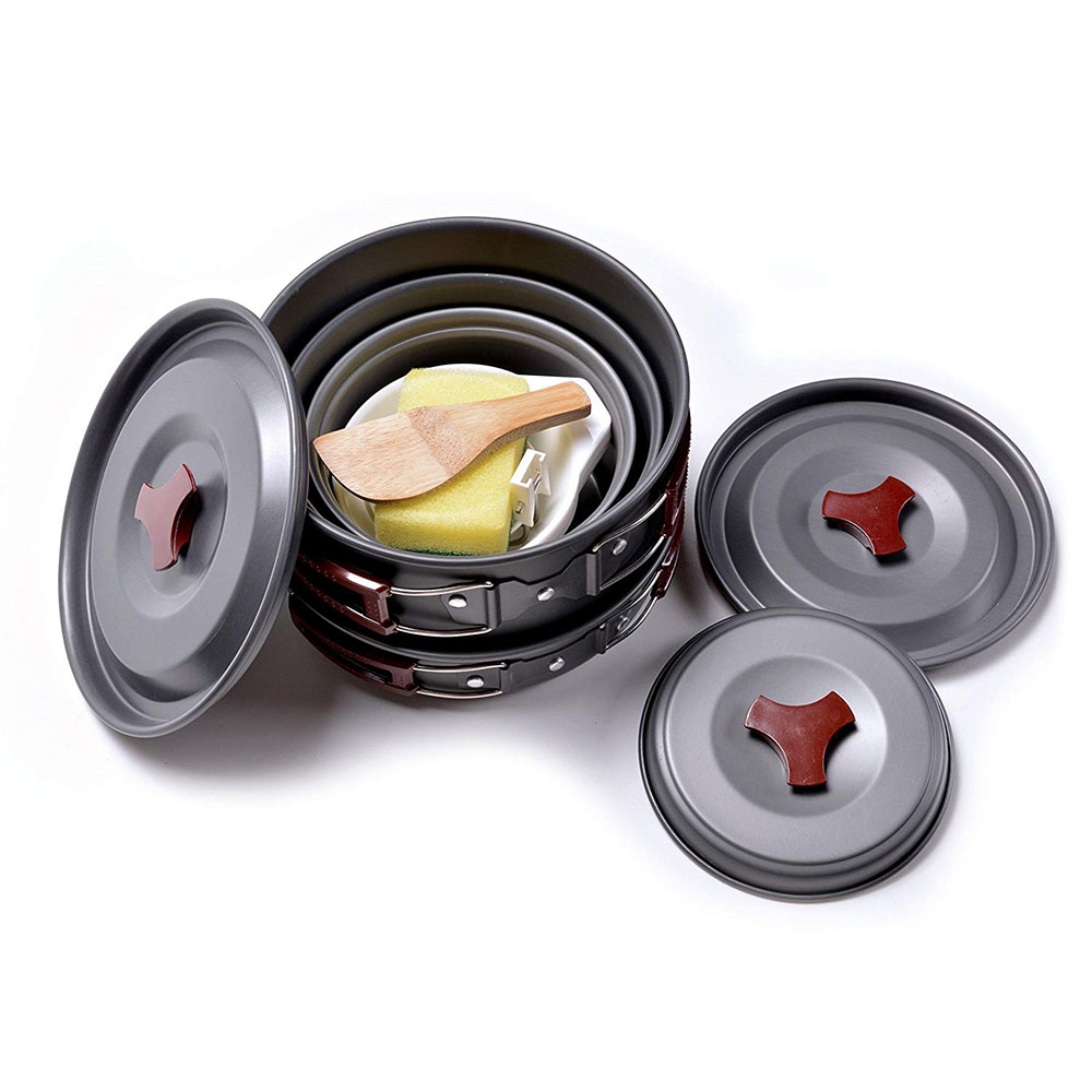 Açık Kamp Tencere Seti Yapışma - Camping Cooking Set Non Stick incelemesi ve fiyatı