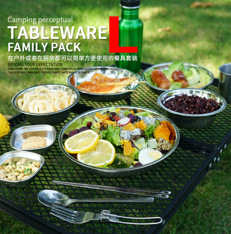 Yeni Kamp Yemek Seti Taşınabil - Camping Cooking Dining Set incelemesi ve fiyatı