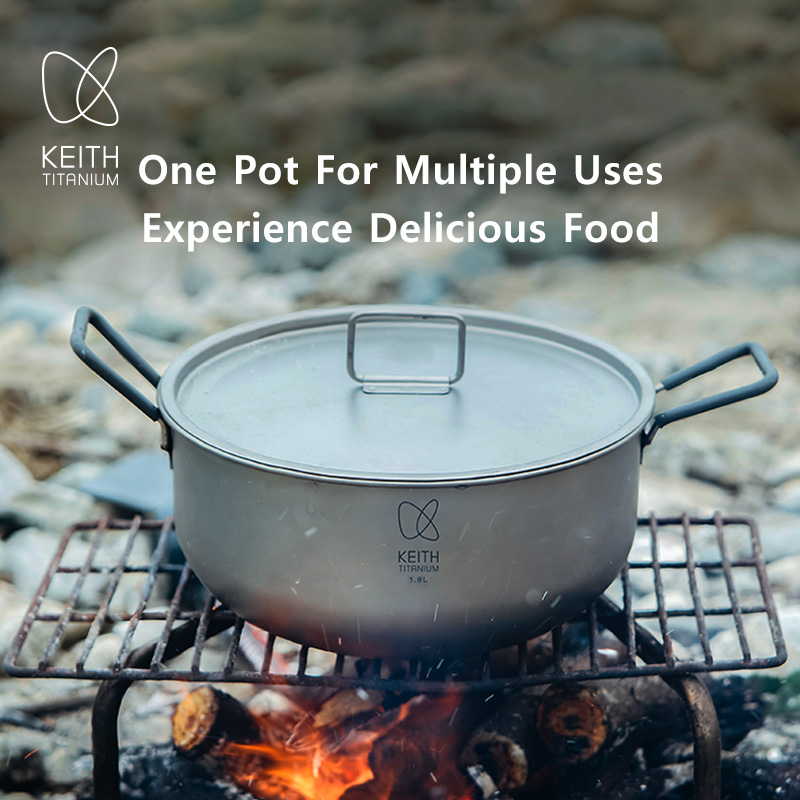 KEITH 1.8L Saf Titanyum Tencer - Camping Cooking Bag incelemesi ve fiyatı