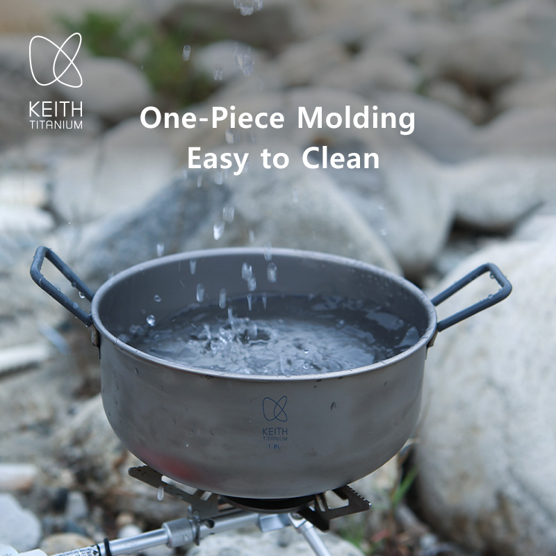 KEITH 1.8L Saf Titanyum Tencer - Camping Cooking Bag incelemesi ve fiyatı