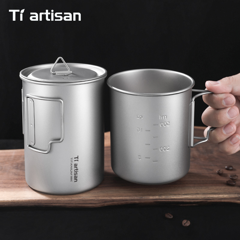 Tiartisan 750ml/900ml Titanyum - Camping Cooking Pot Large incelemesi ve fiyatı