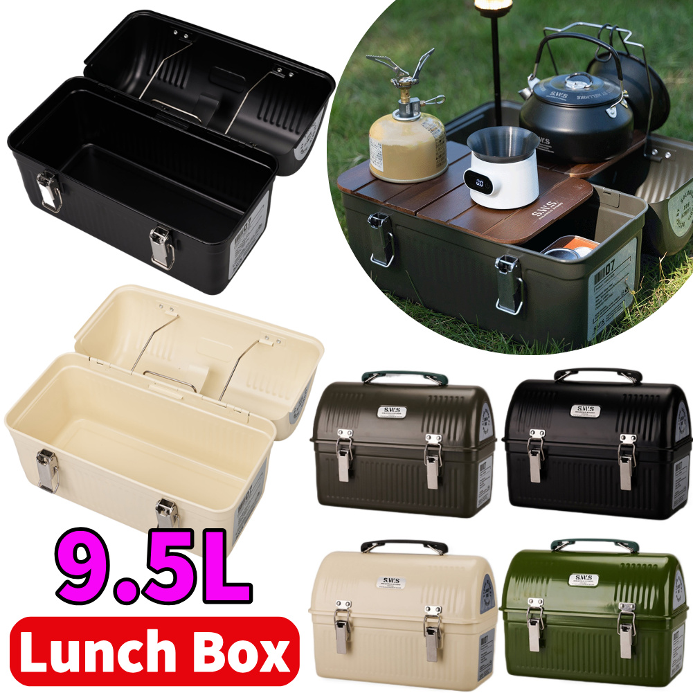9.5L Vintage Metal Öğle Yemeği - Camping Cooking Box incelemesi ve fiyatı